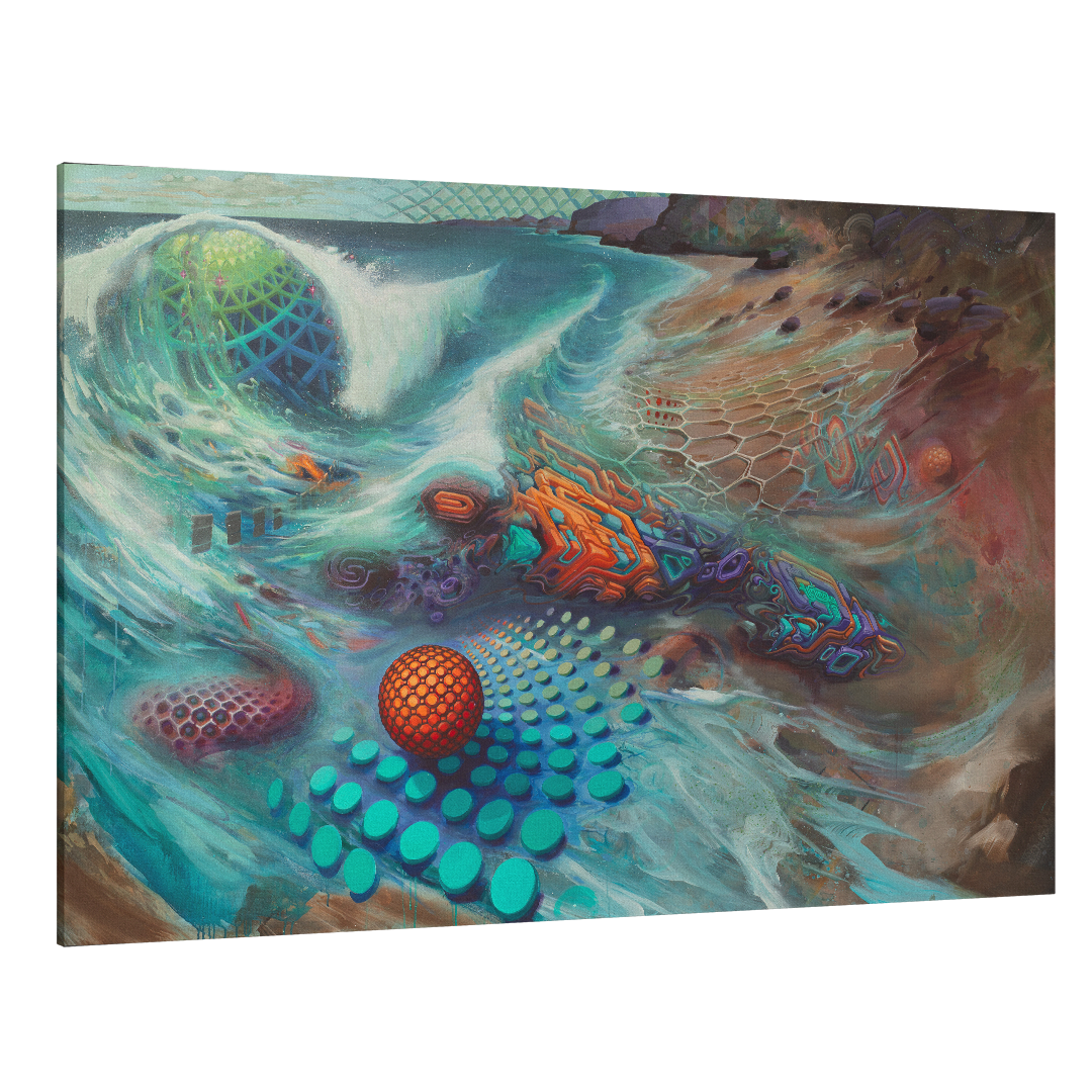 Wave Spell Canvas Print