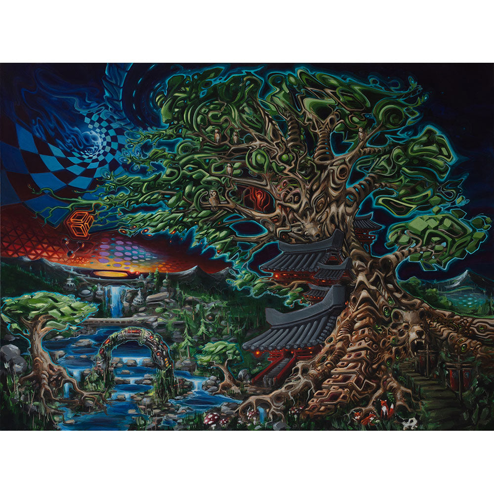 Bear Tree Canvas Print