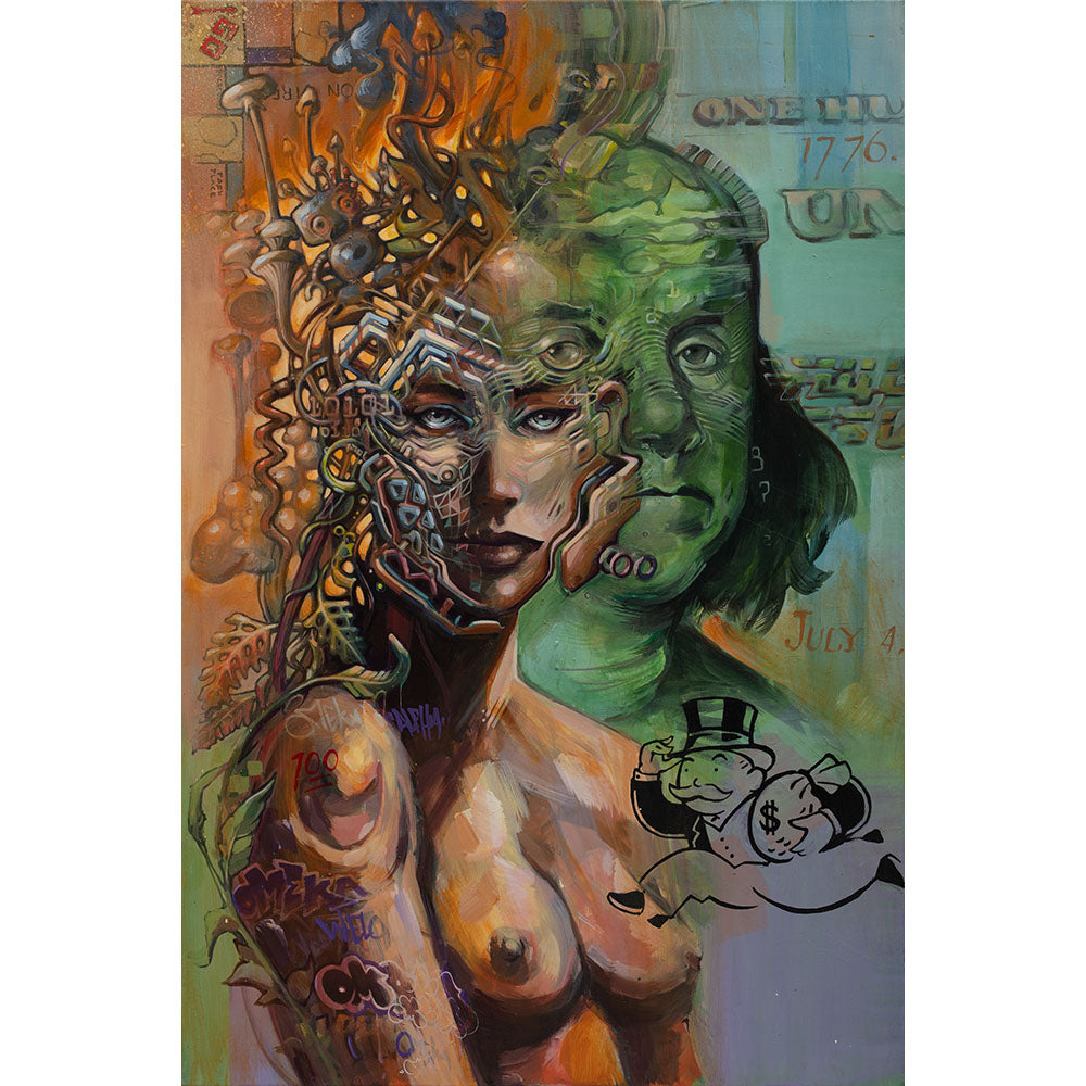 I'm Broken Pieces Canvas Print