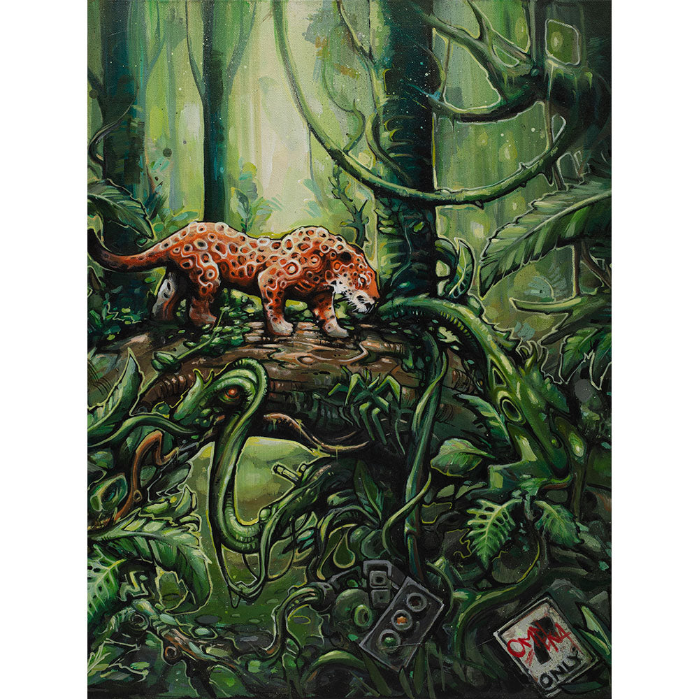 Jungle Tech Canvas Print