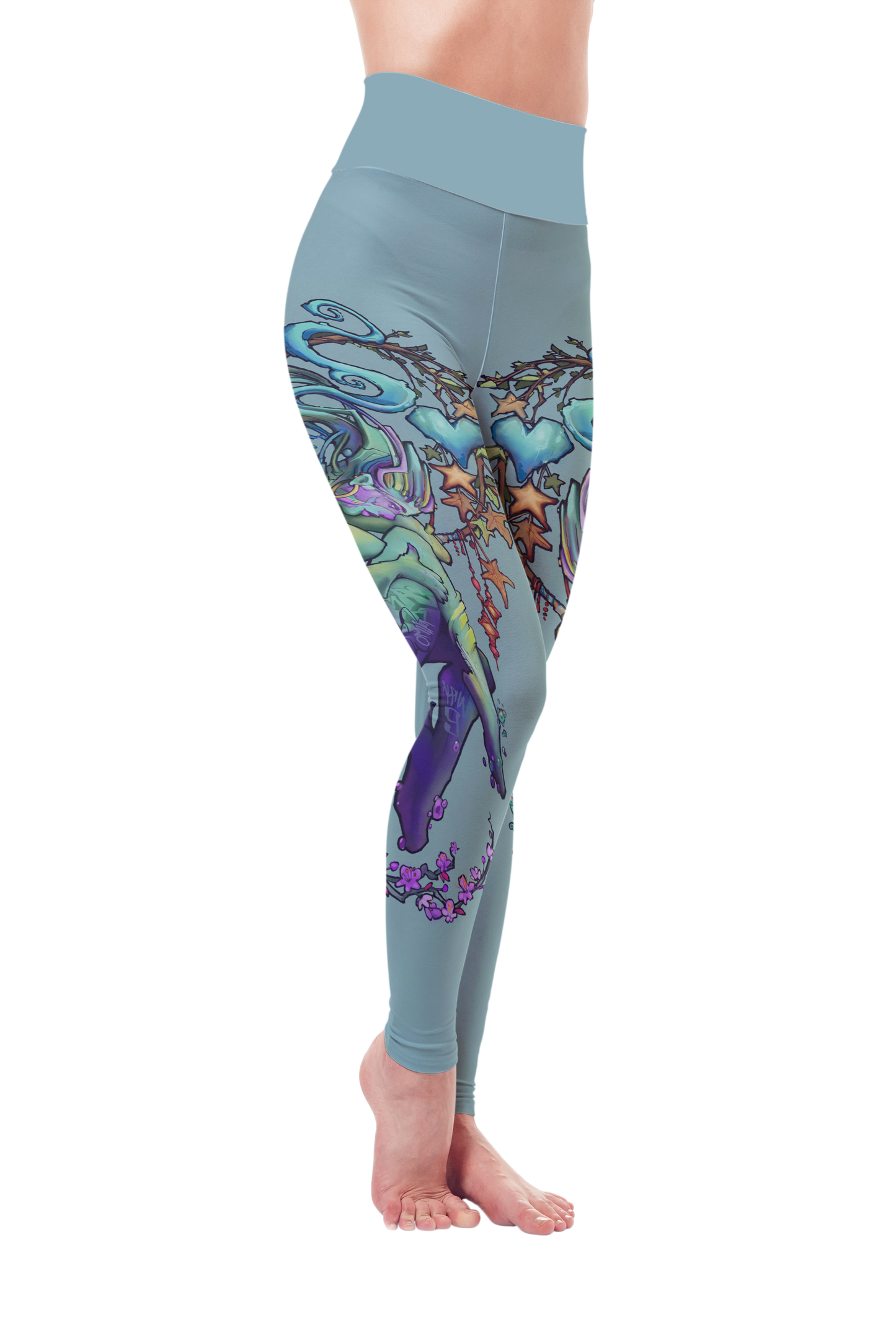 Solitude Aqua High Waist Legging