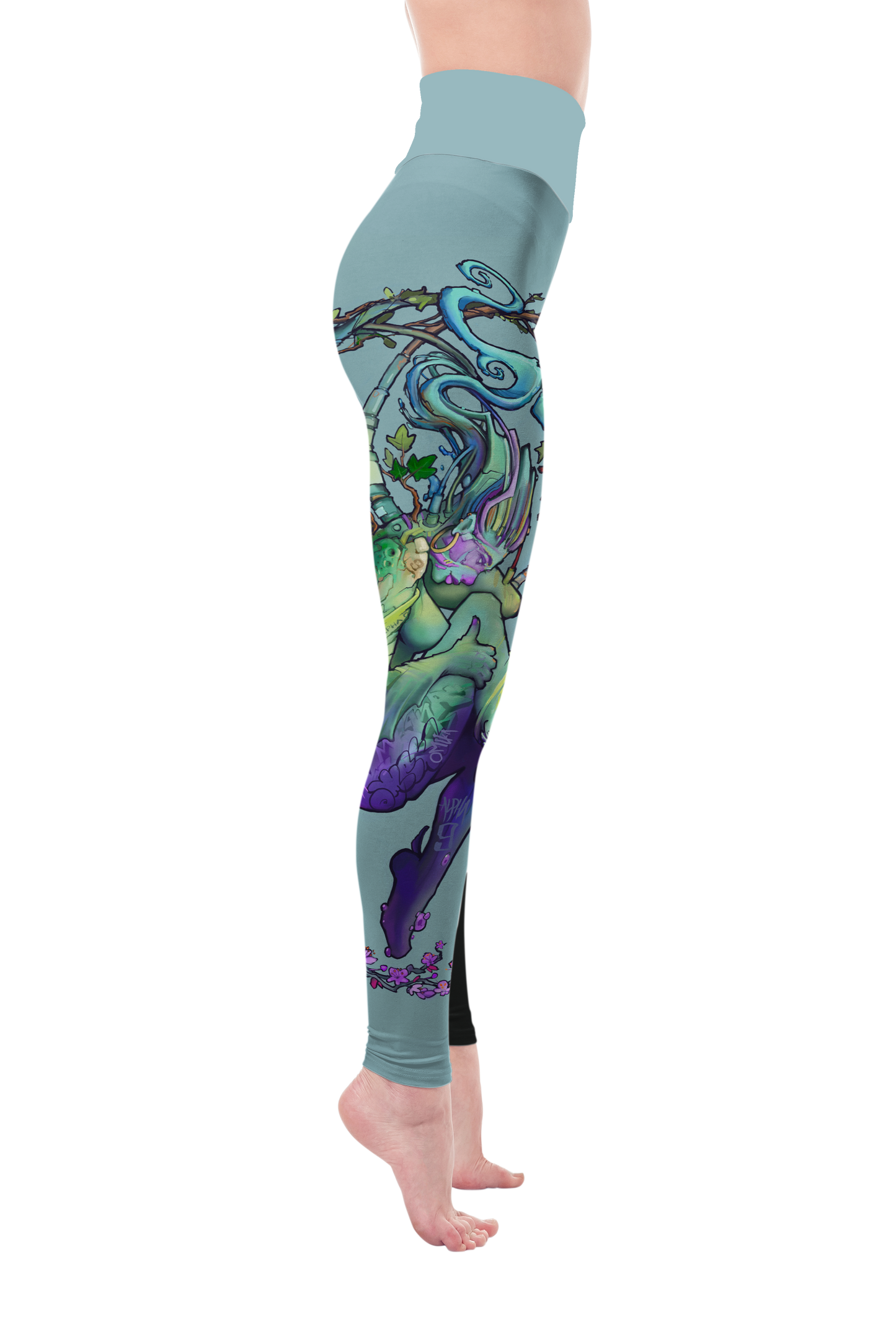 Solitude Aqua High Waist Legging