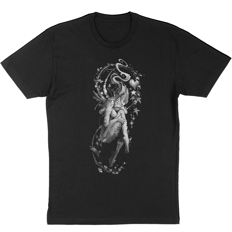 Solitude Black and White Graphic Tee