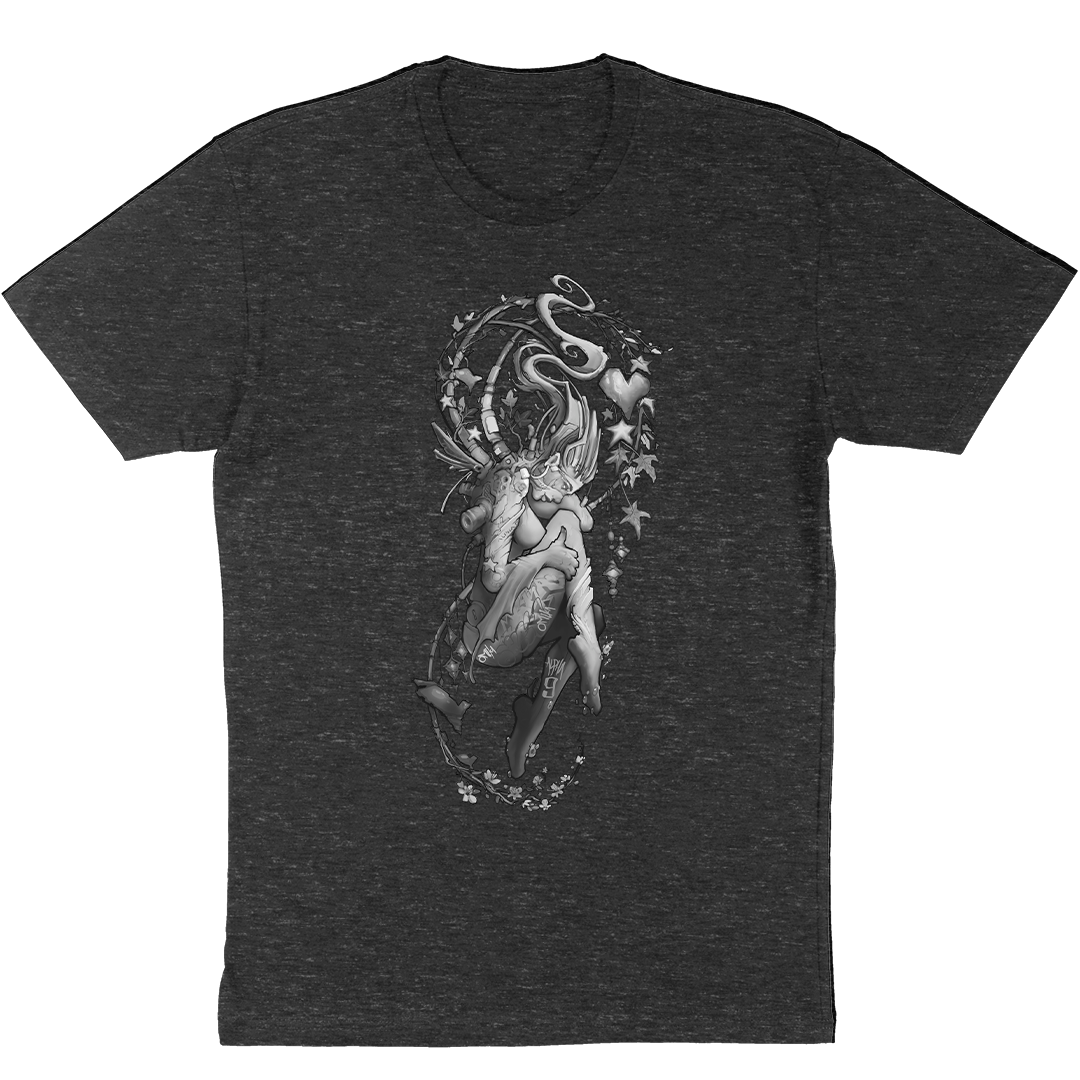 Solitude Black and White Graphic Tee