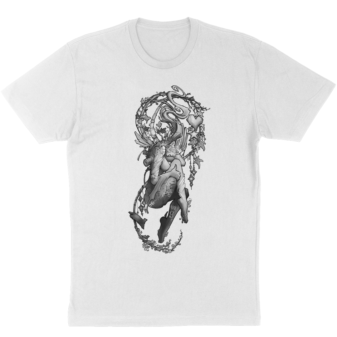 Solitude Black and White Graphic Tee