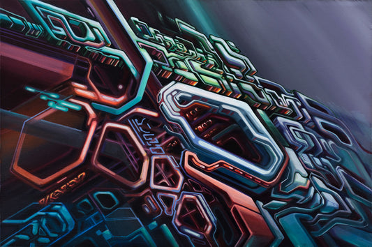 Strukture 002: Canvas Print