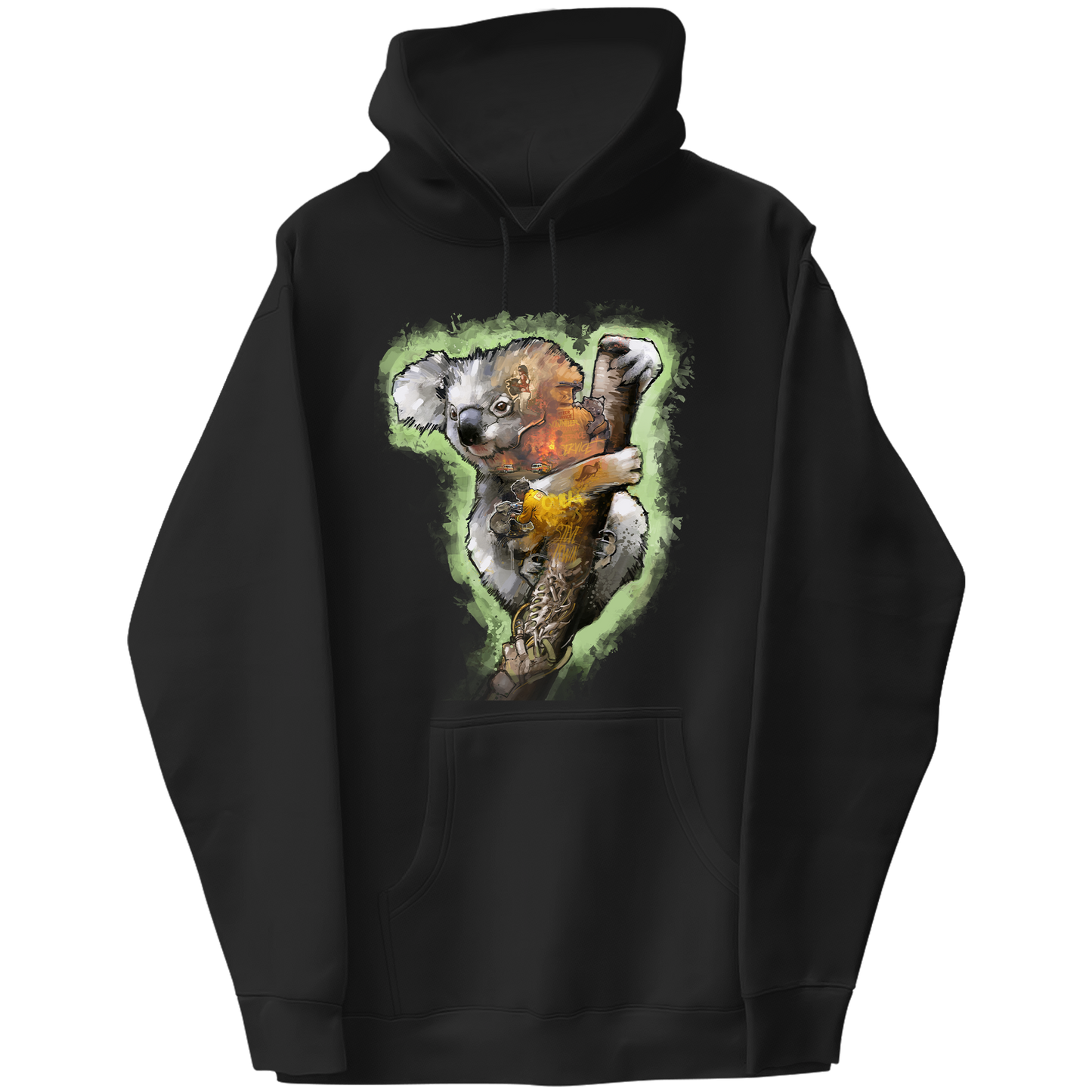 Koala Graphic Hoodie - SAVE THE WILDLIFE