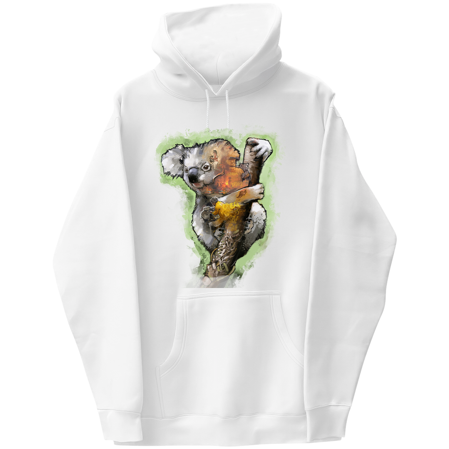 Koala Graphic Hoodie - SAVE THE WILDLIFE