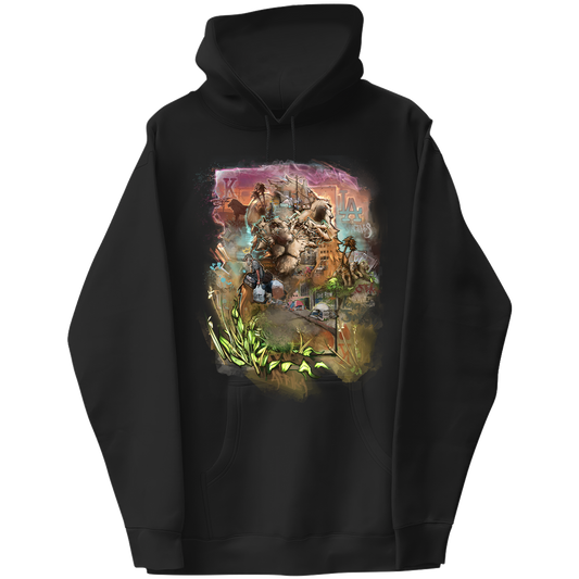LA Lion Graphic Hoodie - HOMELESS PREVENTION FUNDRASIER