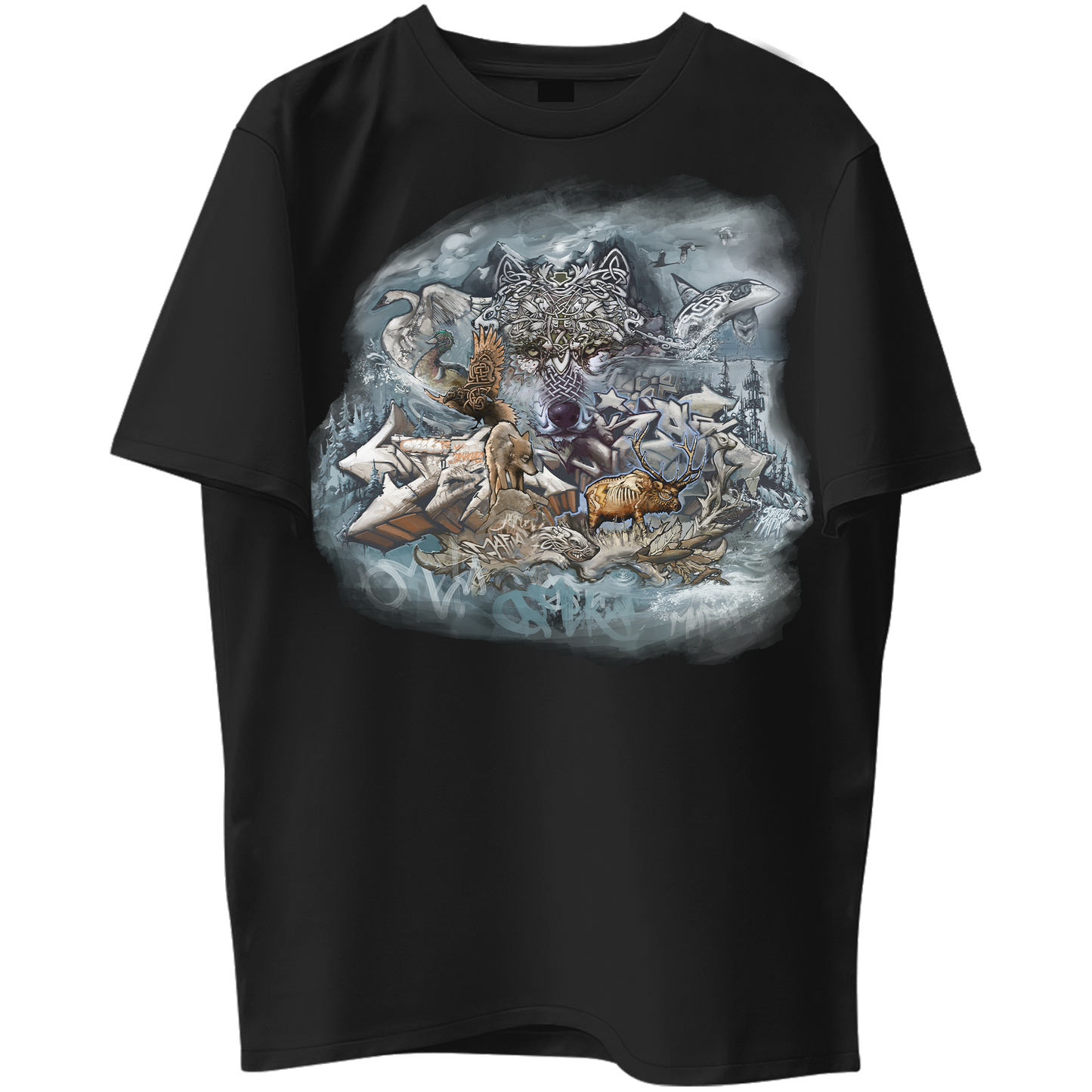 Winter Wolf Graphic Tee