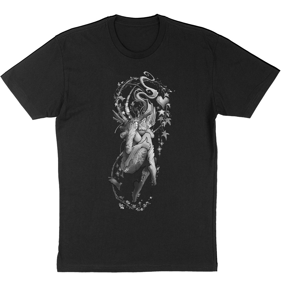 Solitude Black and White Graphic Tee