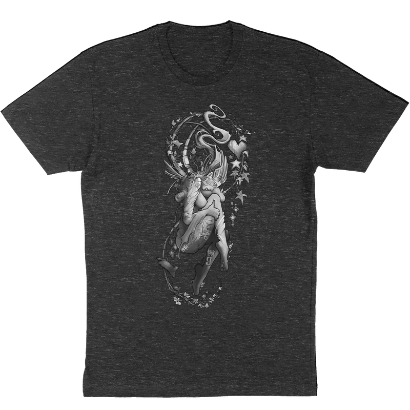 Solitude Black and White Graphic Tee